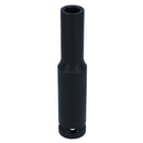 Extra Deep Long Metric MM Impact Socket 1/2" Drive 6 Sided Single Hex