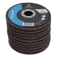 120 Grit Flap Discs Fine Grade Aluminium Oxide Sanding Removal Type 29