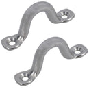 6mm Stainless Steel Wire Sheet Eye Tie Down Hook Strap 316 Marine Grade