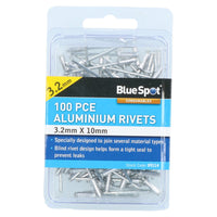 Metric Aluminium Blind Pop Pot Rivets Set Fastener Fastening