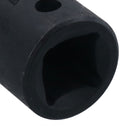 3/8in Drive Shallow Stubby Metric Impacted Impact Socket 6 Sided Single Hex