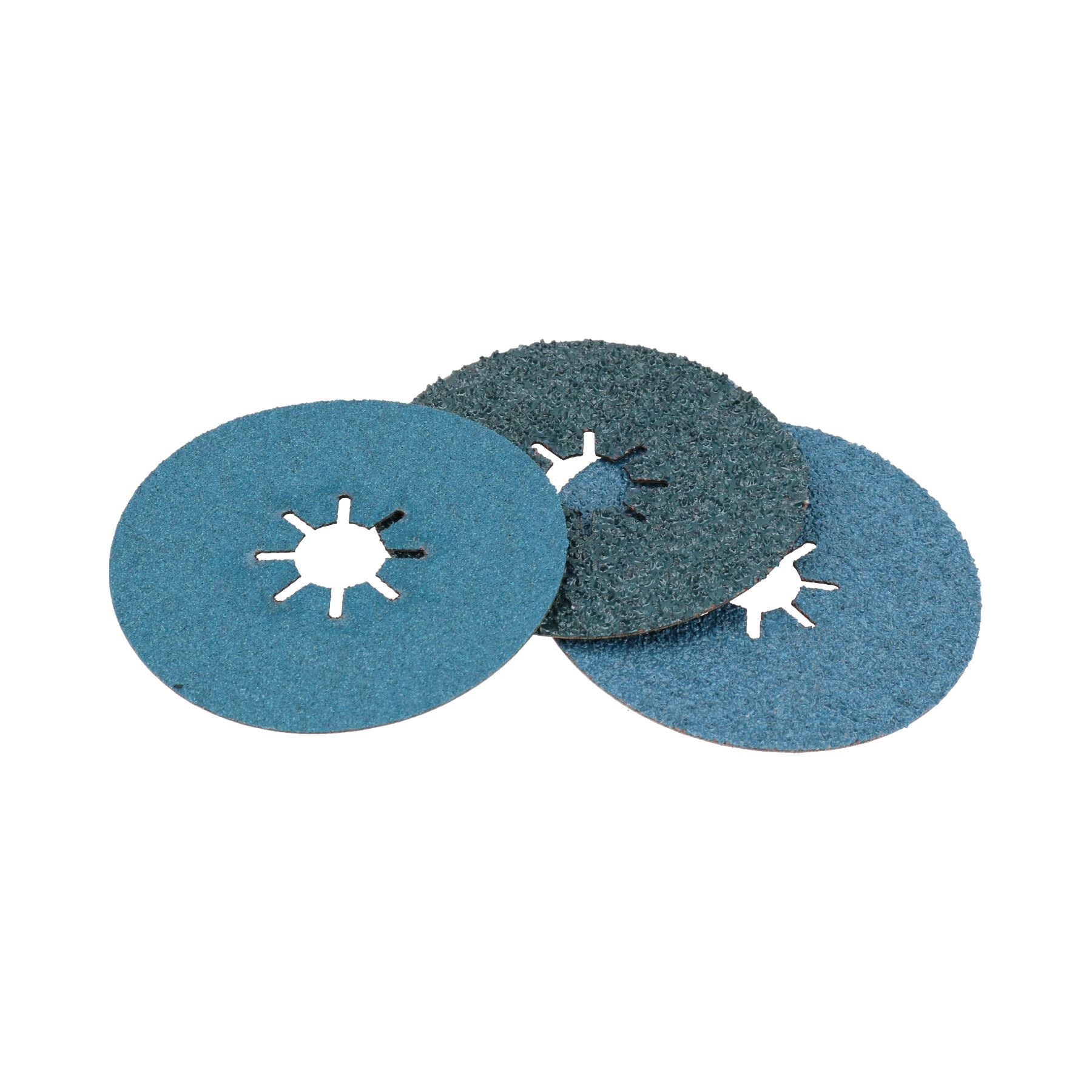 115mm Fibre Zirconium Sanding Discs Mixed Grit For 4-1/2” backing Pads