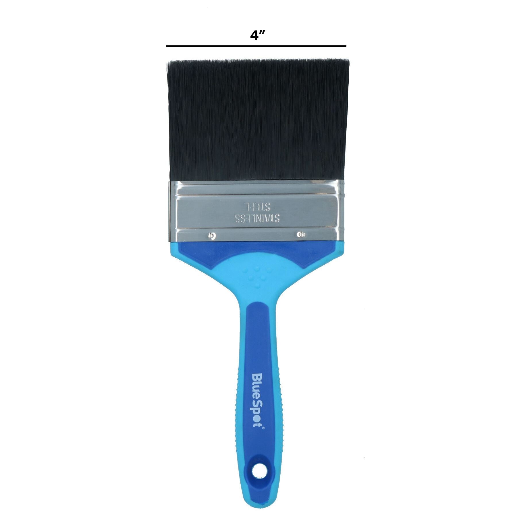 4” (100mm) Synthetic Paint Brush Painting + Decorating Brushes Soft Grip Handle