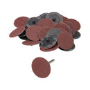 50mm Quick Change Sanding Discs 40 - 240 Mixed Grit 41pc Kit With Adaptor