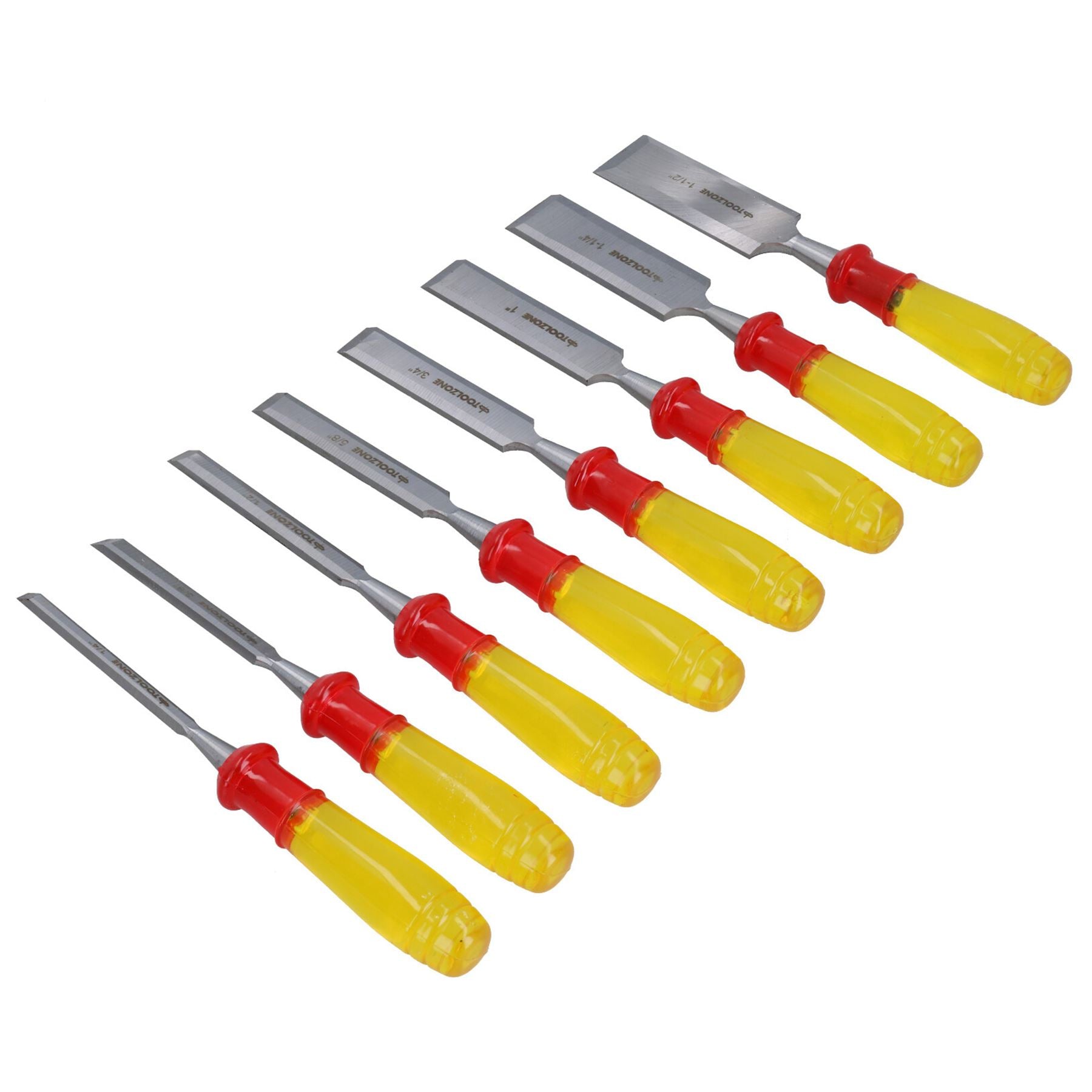 8pc Wood Chisel Set Carpenters Carpentry Woodworking Joinery 1/4" – 1-1/2”