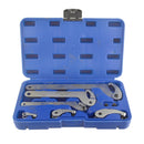 Adjustable Hook And Pin Wrench Spanners C Spanner 35mm - 120mm 6pc Set