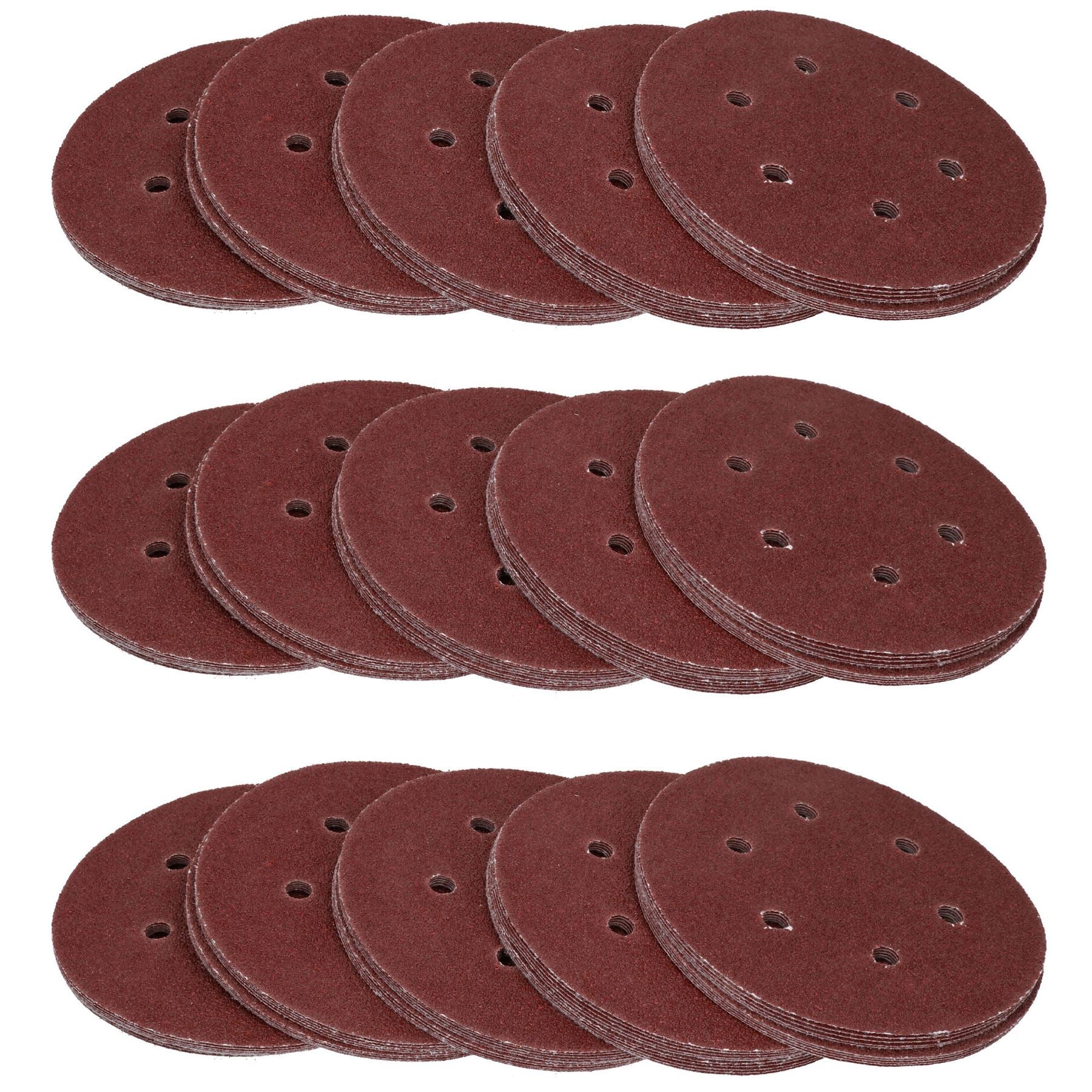 150mm Mixed Grit Hook And Loop Sanding Abrasive Discs Mixed Grit 40 – 240 Grits