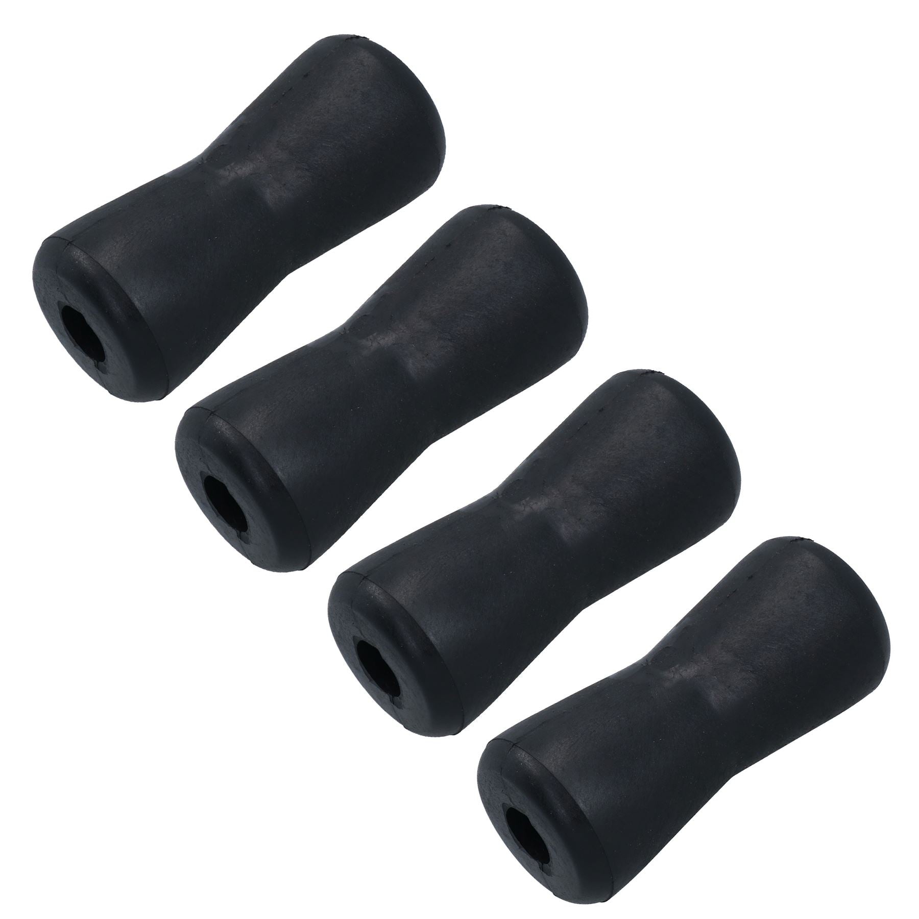 Boat / Jetski / Dinghy Trailer Keel V Rollers Rubber 127mm 16mm Bore