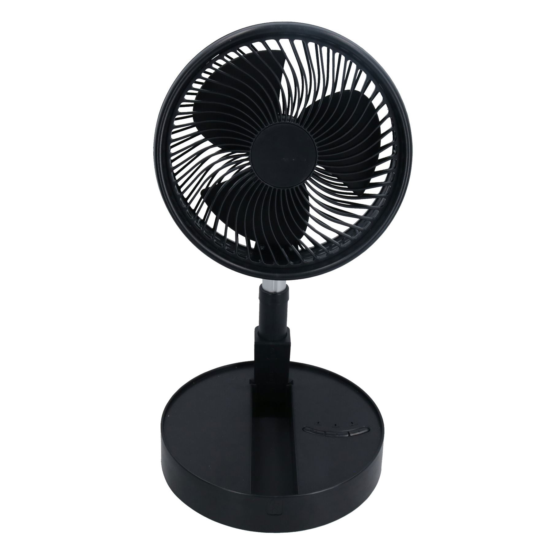 Cordless Telescopic Folding Fan Cooler Cooling Wireless Portable 93 – 975mm