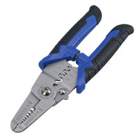 7” Multifunctional Electrical Wire Strippers Cutters Crimpers Stainless Steel Jaw