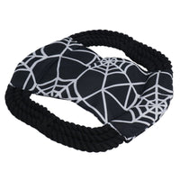 Dog Puppy Small Halloween Gift Nylon Rope Spider Web Rope Frisbee Play Toy