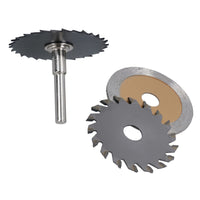 3pc Mini Saw Blade Set HSS TCT + Diamond Blades 6mm Mandrel Wood Steel