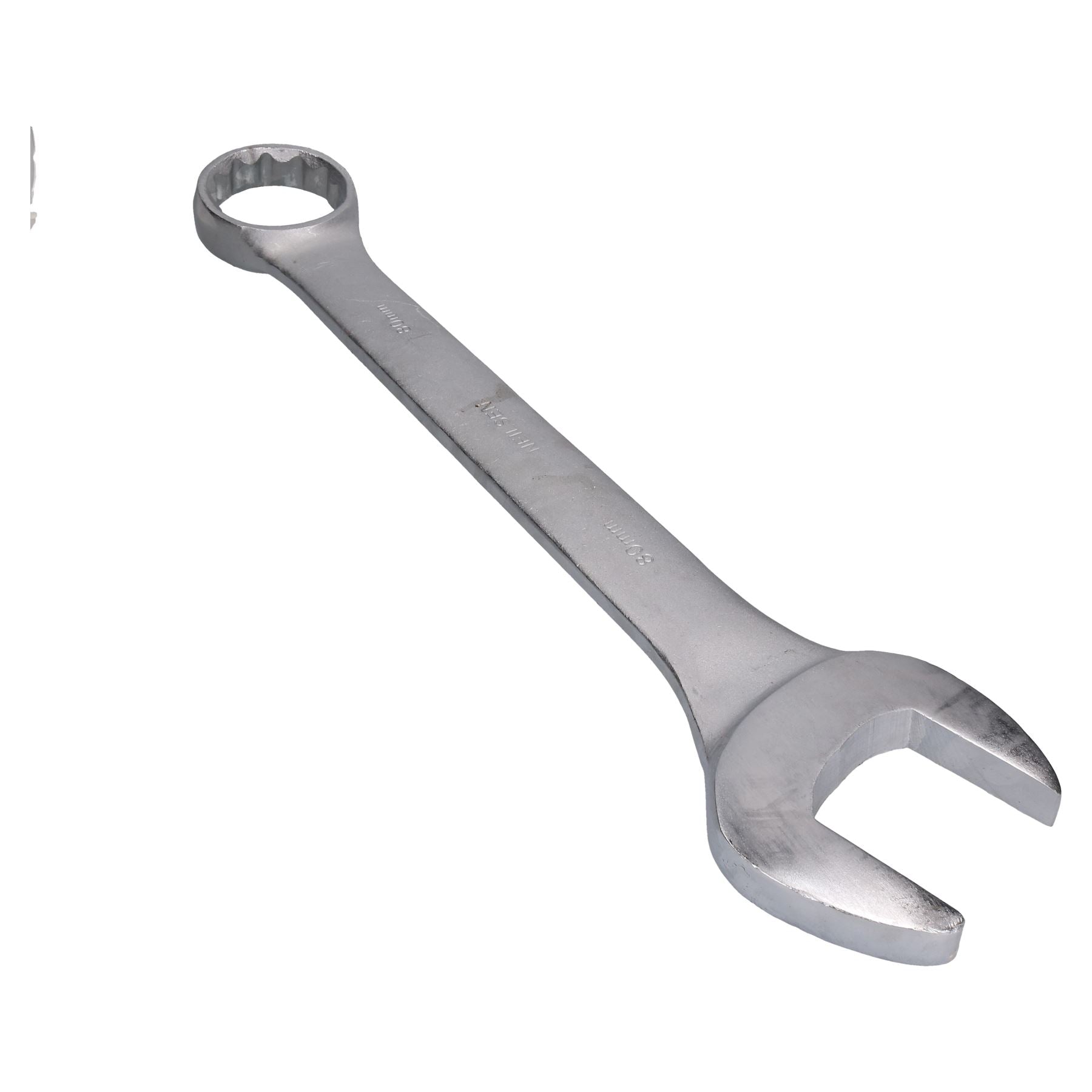 80mm Metric Jumbo Combination Spanner Wrench Ring and Open Ended HGV