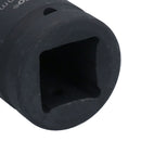 1" Drive Double Deep MM Impact Impacted Socket 6 Sided Single Hex