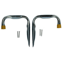 2 Large Tool Storage Hooks Fixings For Ladders Bikes Lawnmowers Garage Shed