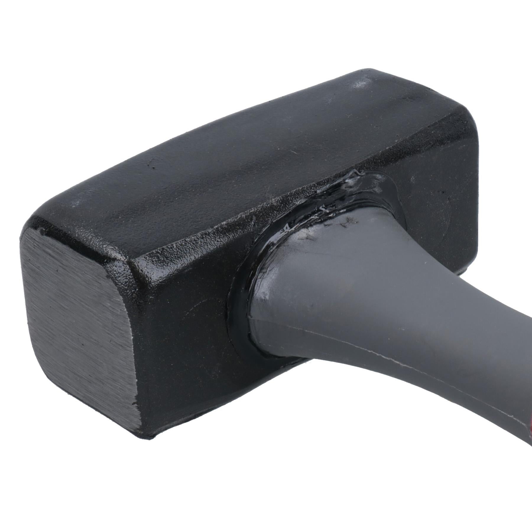 1kg Lump Club TPR Handle Fibreglass Hammer Double Face Sledge Hammer