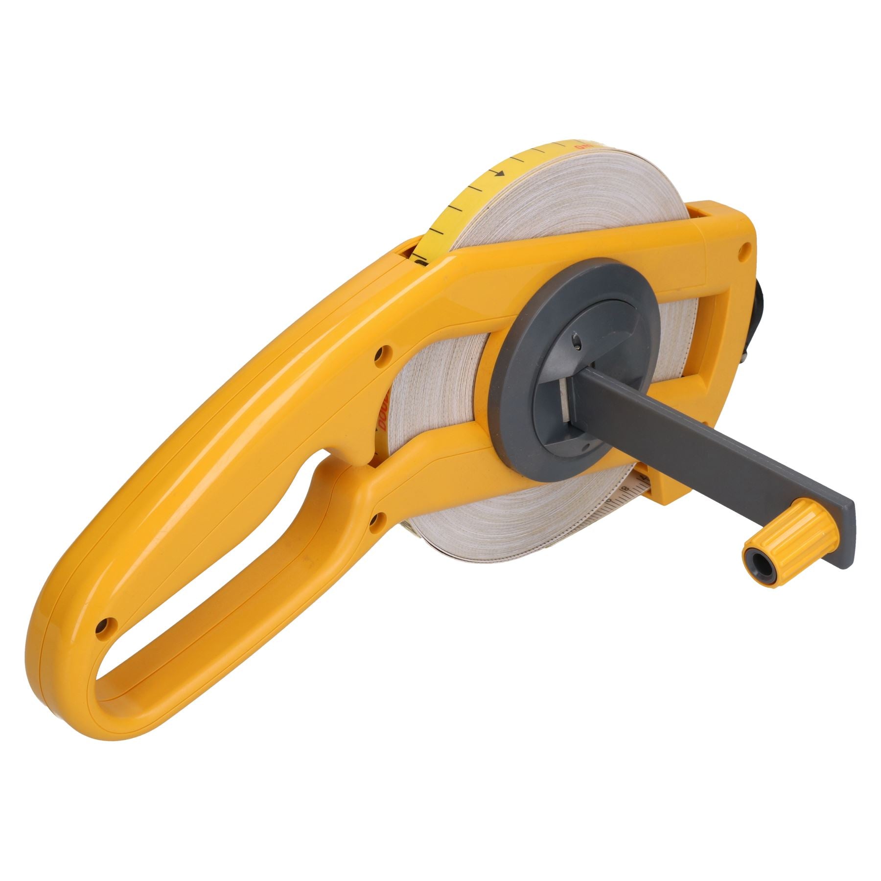 30 Metre Surveyors Tape Measure Imperial Metric Open Reel With Fast Windback