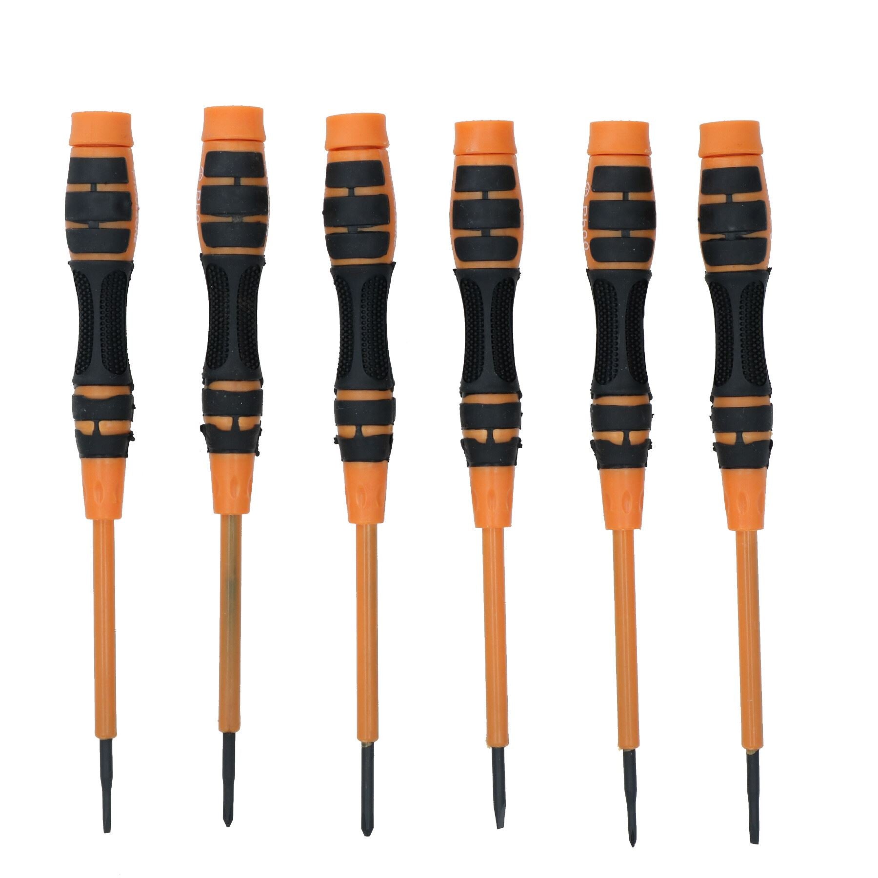 6pc Precision Screwdriver Set Slotted Phillips 2 - 3mm PH00 - PH1 Carbon Steel