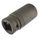 27mm Metric 3/4 Drive Double Deep Impact Socket 6 Sided Single Hex Thick Walled