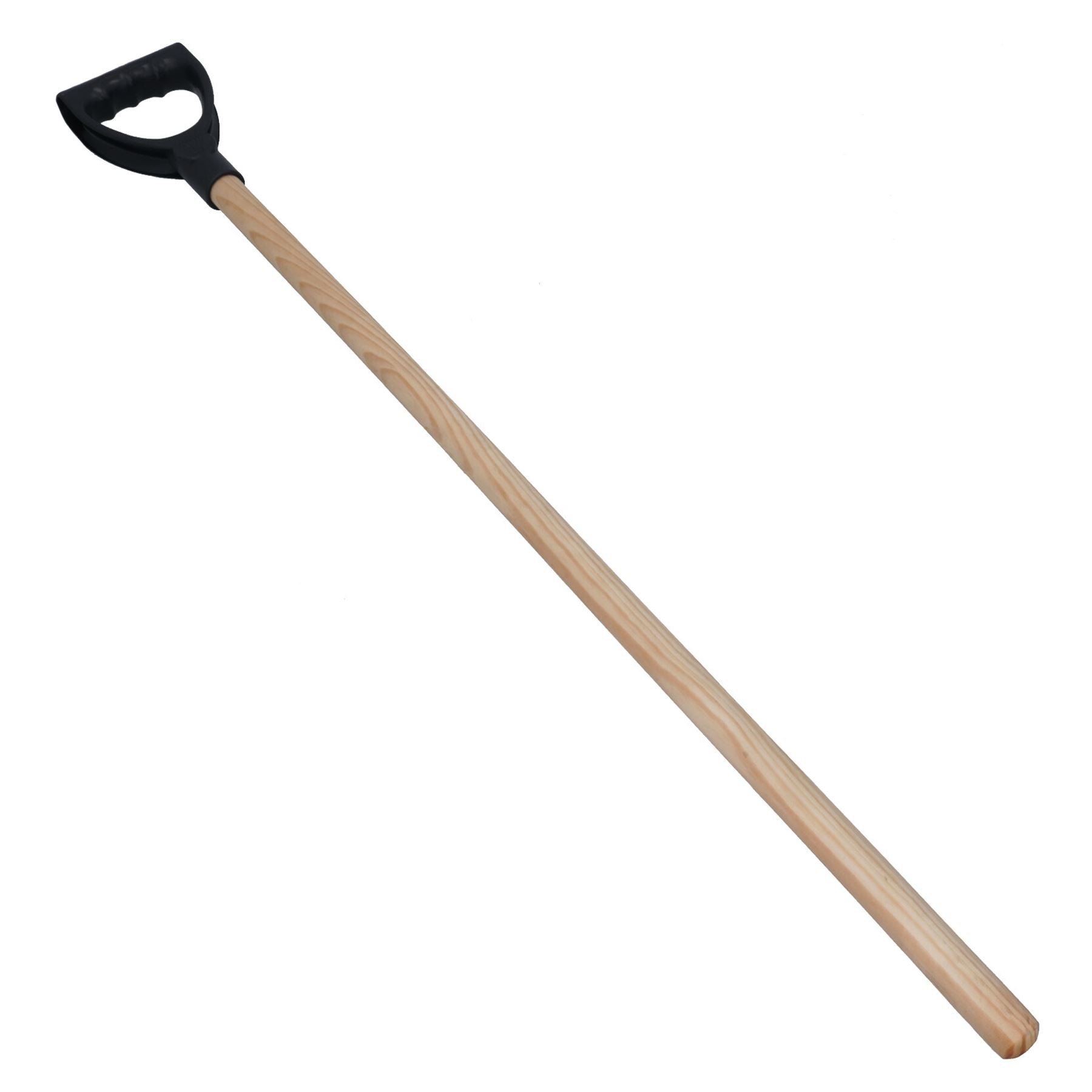 Wooden Shaft Replacement D Handle For Shovels Brushes Scoops 1.04m x 2.5cm