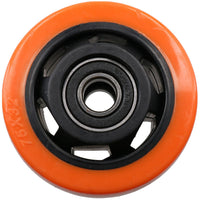 3" PVC Trolley Castor Wheels 100kg Load Per Wheel Fixed / Swivel / Swivel with Brake