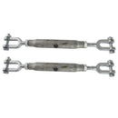 Rigging Screw 6mm Galvanised Jaw to Jaw Turnbuckle Straining