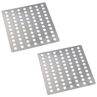 Stainless Steel Flat Drain Guard Cover Plate Grid 150mm x 150mm Rustproof