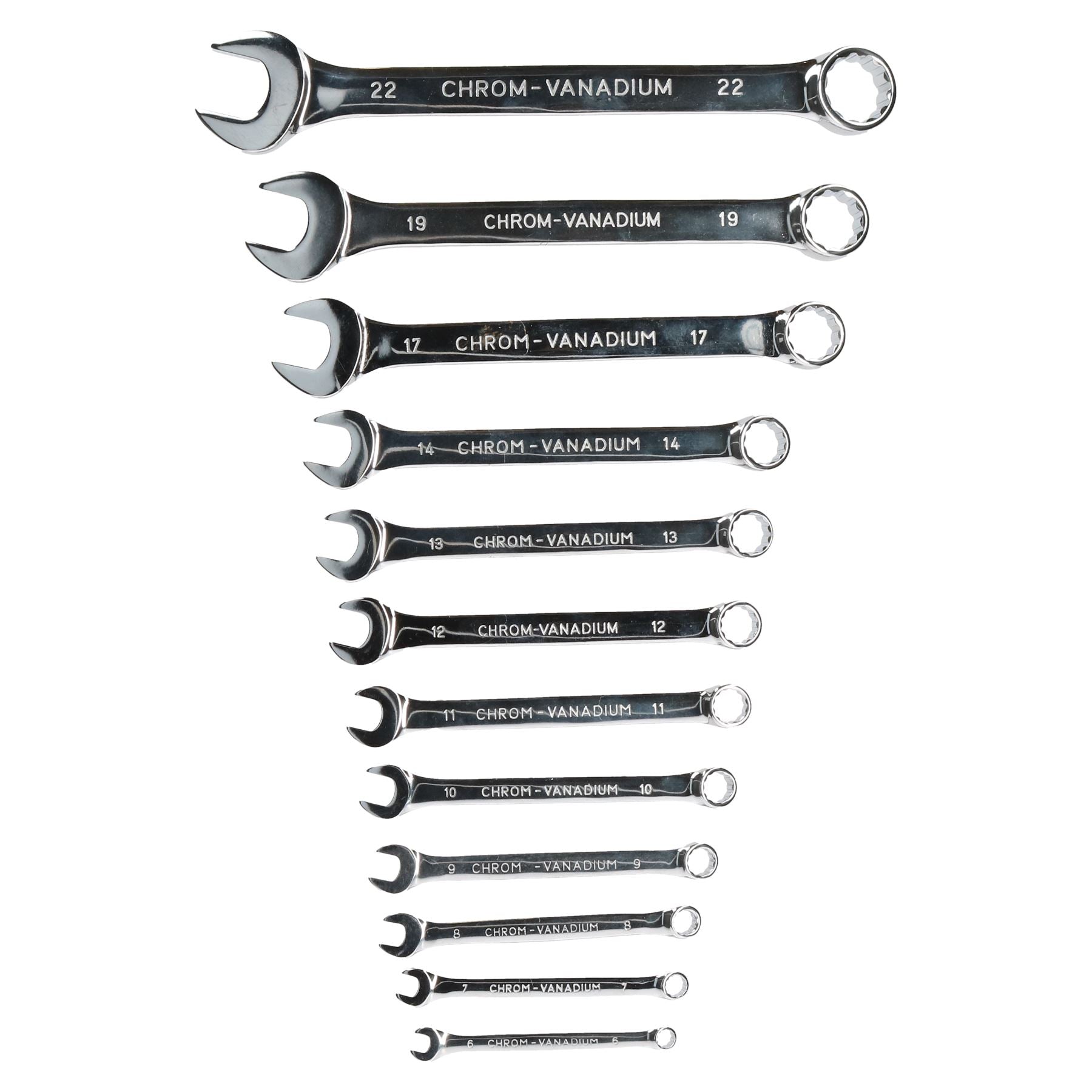 Metric MM Combination Spanner Wrench Ring Open Ended 6mm – 22mm