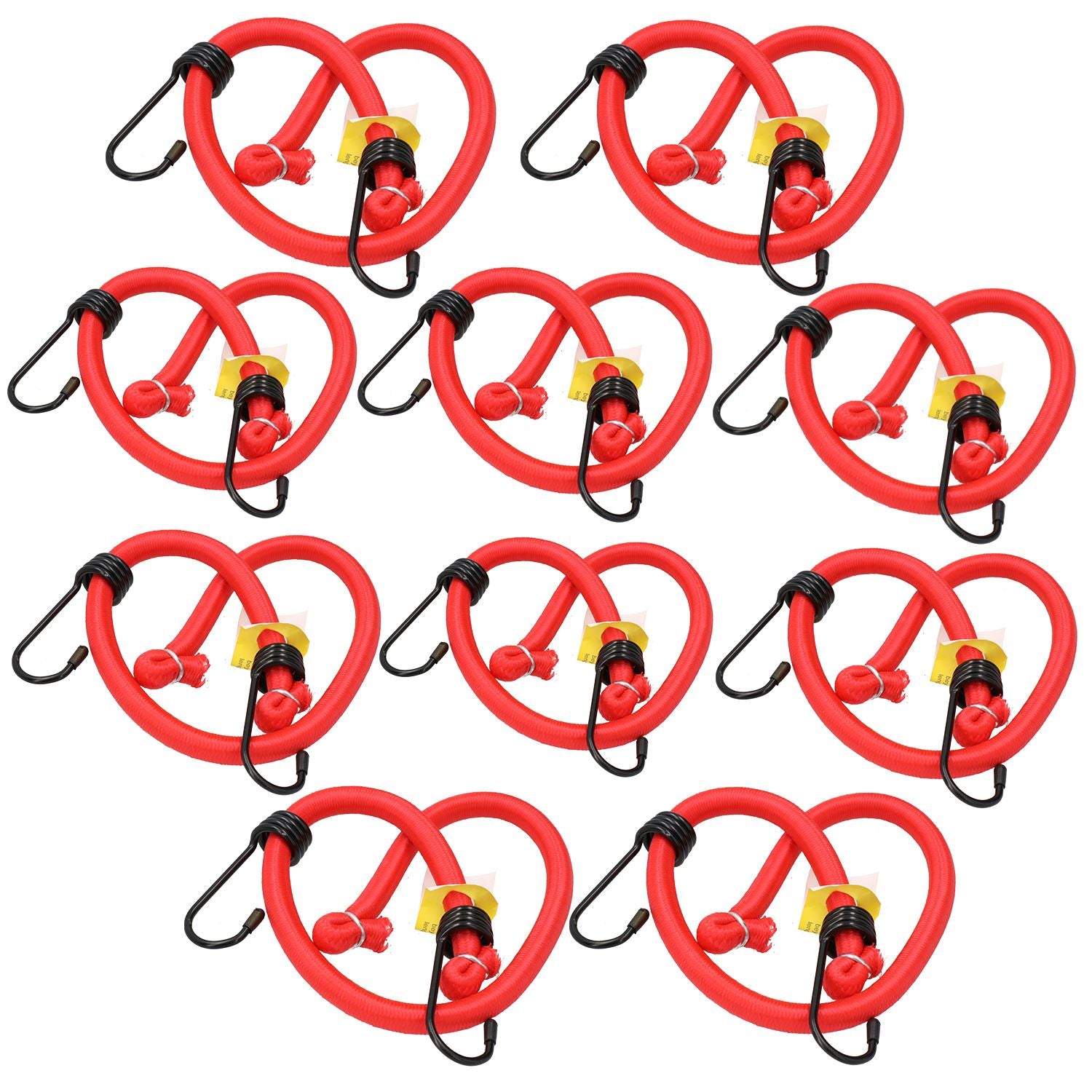 60cm / 24” Heavy Duty Bungee Cord Strap Tie Down Holder with Hooks