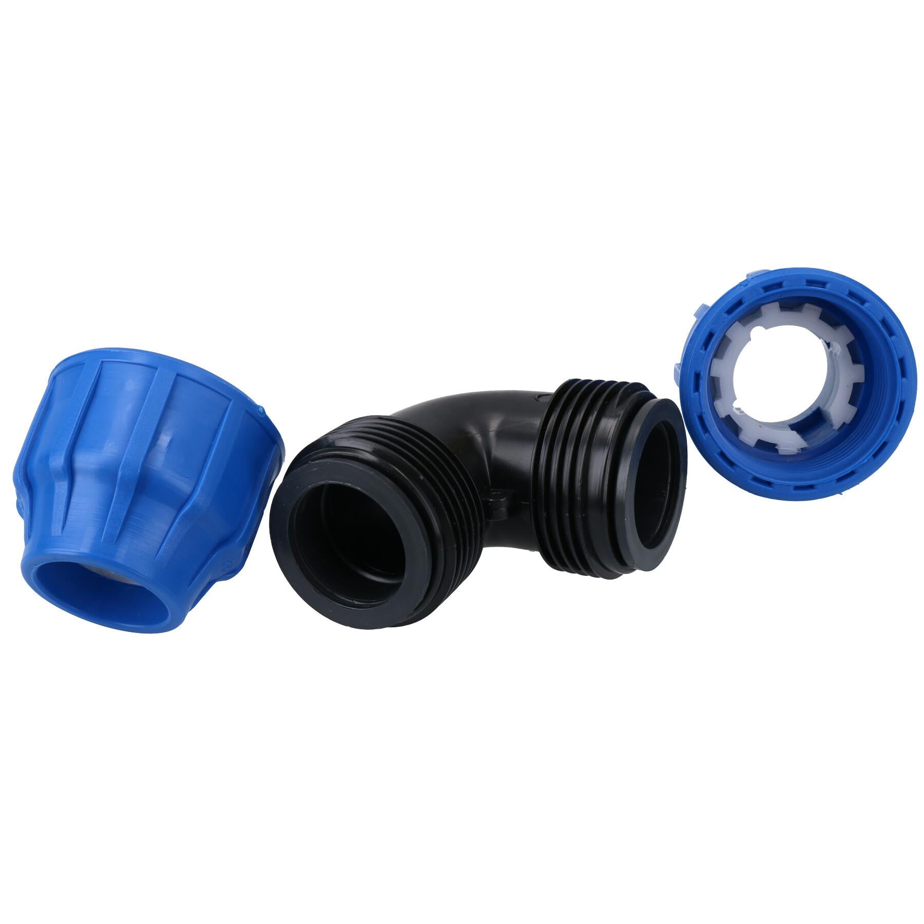 32 x 32mm MDPE Elbow 90 Degree Compression Coupling Fitting Connector