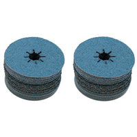 115mm Fibre Zirconium Sanding Discs Mixed Grit For 4-1/2” backing Pads