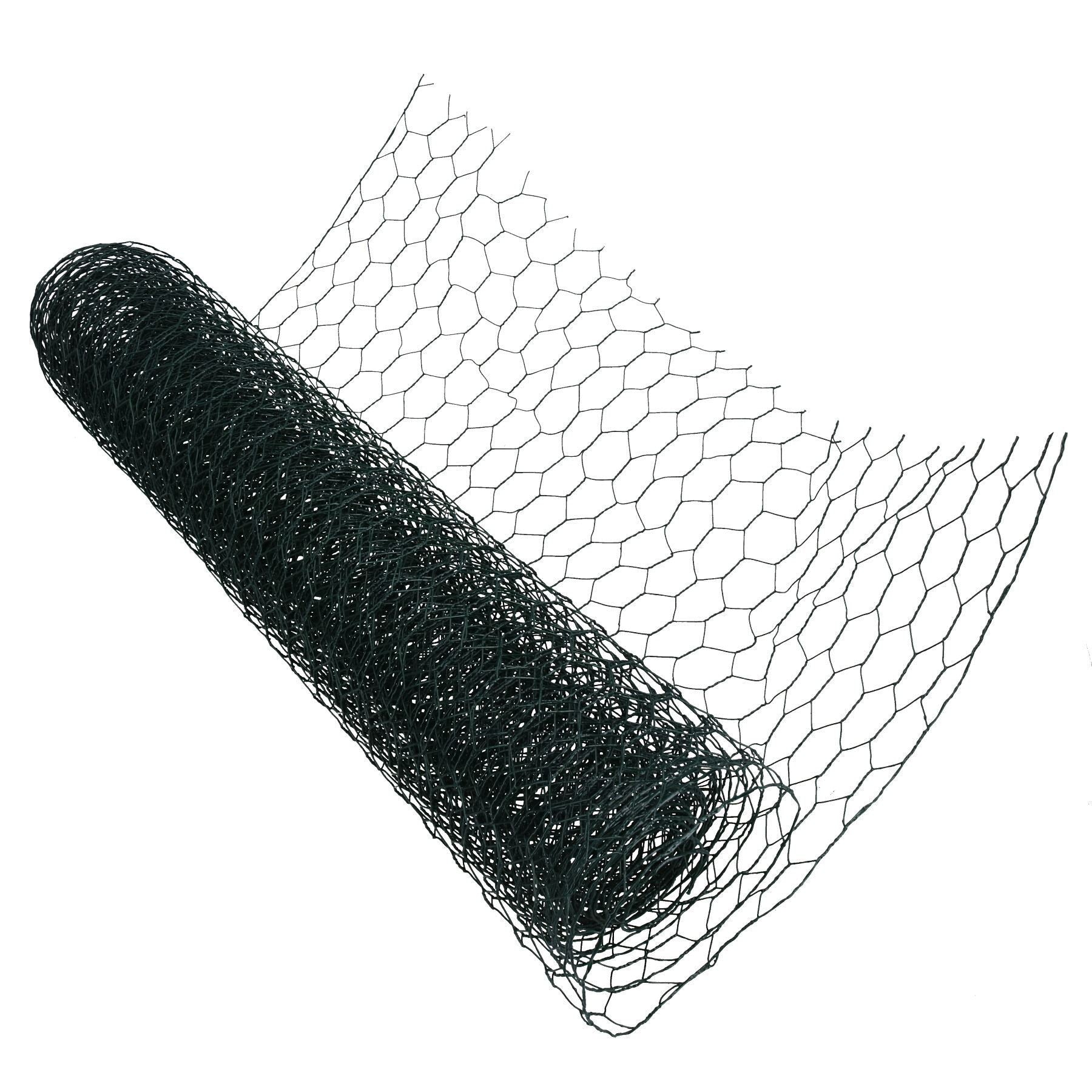 PVC Coated Galvanised Wire Netting Fencing Chicken Mesh With 25mm Hex