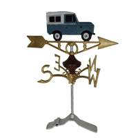 Landrover Defender Weather Vane Vain Ridge Mount Gold House Roof Cast Iron