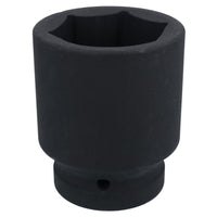 1" Drive Double Deep MM Impact Impacted Socket 6 Sided Single Hex