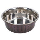 Medium Stainless-Steel Copper 'Grub' Bowl Dog Puppy Feeding Food Water Bowl