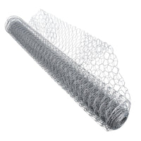 Galvanised Wire Chicken Mesh Fencing Cages Fence 10m x 0.9m 25mm Hex
