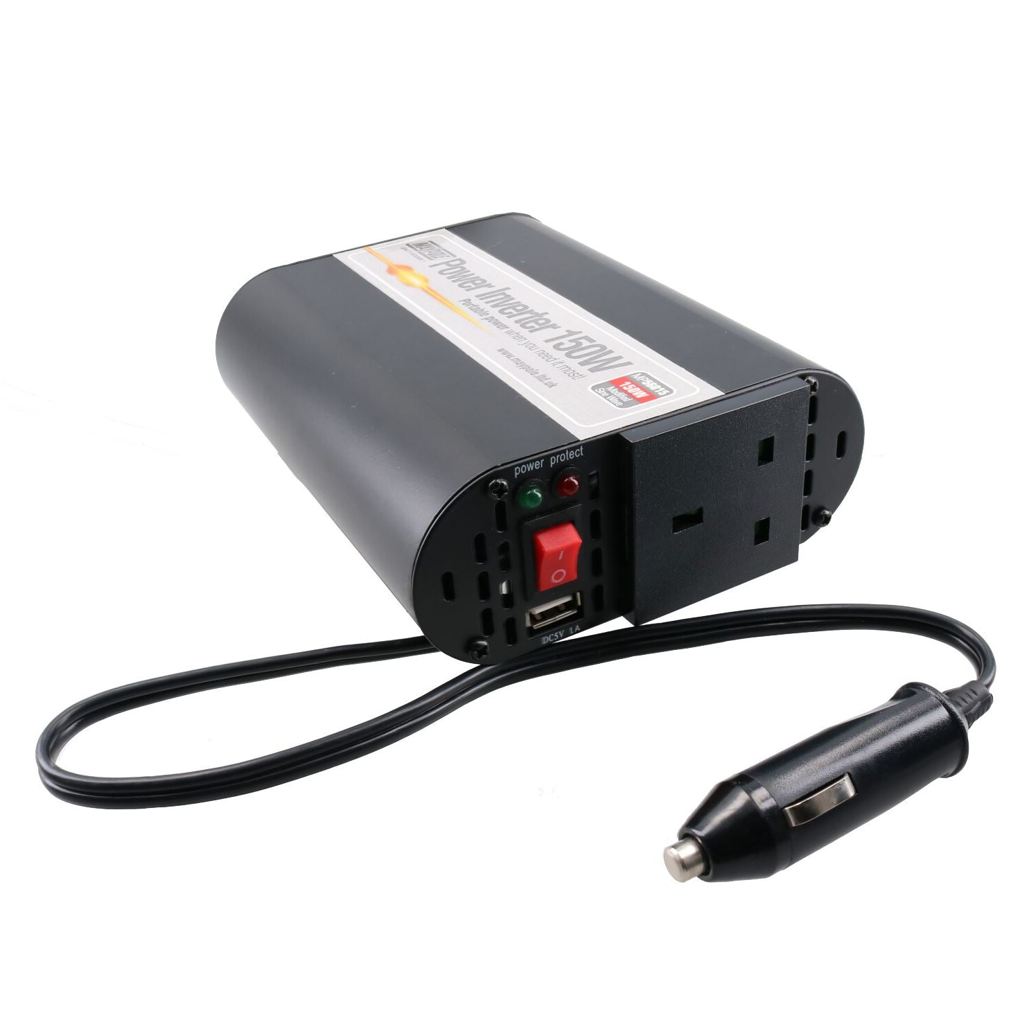 Professional 150w / 300w Peak Power Inverter 12v DC to 230V AC