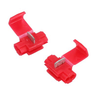 Scotch Lock / Snap Connector Set Red Plastic Consumable Fastener