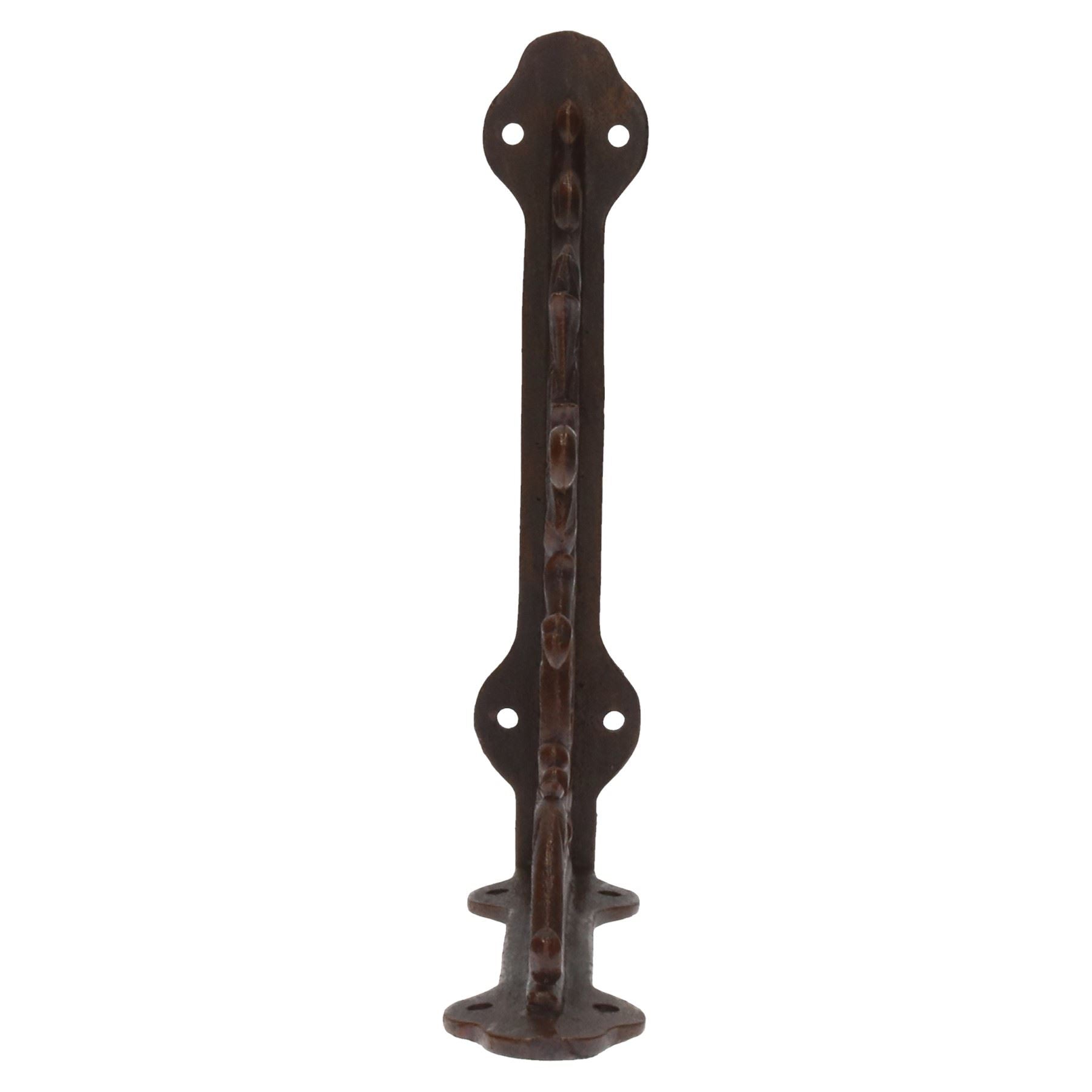 Corner Brackets Shelf Bracket Leaf Leaves Scroll Pattern Decoration Brown Rust