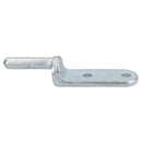 12.5mm Bolt On Gudgeon Tailboard Hinge Pin for Trucks Trailers Zinc Plated