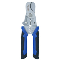 7in Multifunctional Cable Cutter Wire Stripper Crimper Stainless Steel Construction