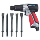 190mm Air Hammer Chisel with Chisels & Air Needle Descaler For Rust Body Panels