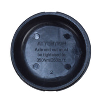 Replacement Black Plastic Hub Grease Dust Cap 75mm For Ifor Williams Trailers