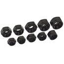 10pc Nut Style Bolt Twist Socket / Wheel Lock Nut Remover / Extractor Set AT027