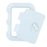 Hinged Plastic Inspection Hatch 375 x 270mm Boat Motorhome Caravan