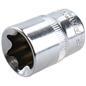 Female Torx Socket Star Bit Standard External Chrome Vanadium