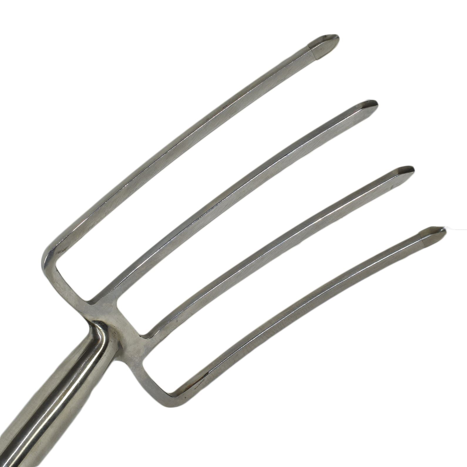 Stainless Steel Digging Fork Gardening 4 Prongs Planting Farming Landscaping