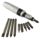 Impact socket / screw driver adaptor bit set heavy duty 1/2" drive hammer AT179