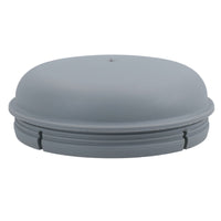 Grey Plastic Hub Cap Grease Cap Dust Bearing Cap 76mm For Ifor Williams Trailers