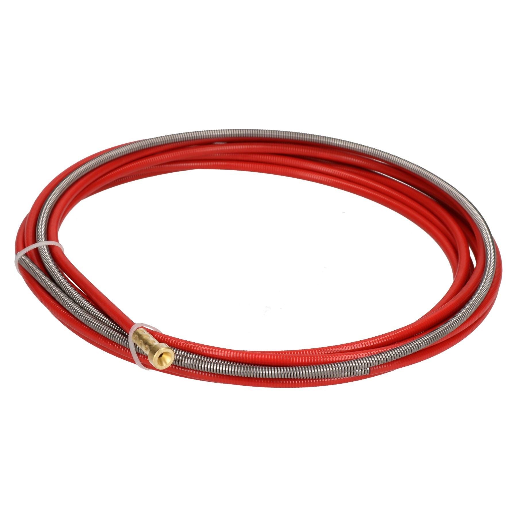 P.C. Liner Wire 1.0 - 1.2mm x 4M Welding Red Steel Plastic Coated MIG Torch